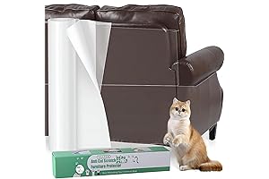 Premium Leather Couch Protector Against Cat Scratches (158" x 15")
