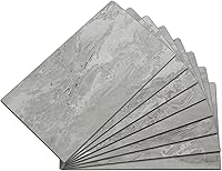 Vista 56 de Palisade Azulejos de vinilo entrelazados impermeables para salpicaduras de 22.8 x 7.31 pulgadas en mármol veneciano, sin juntas, fácil de instalar