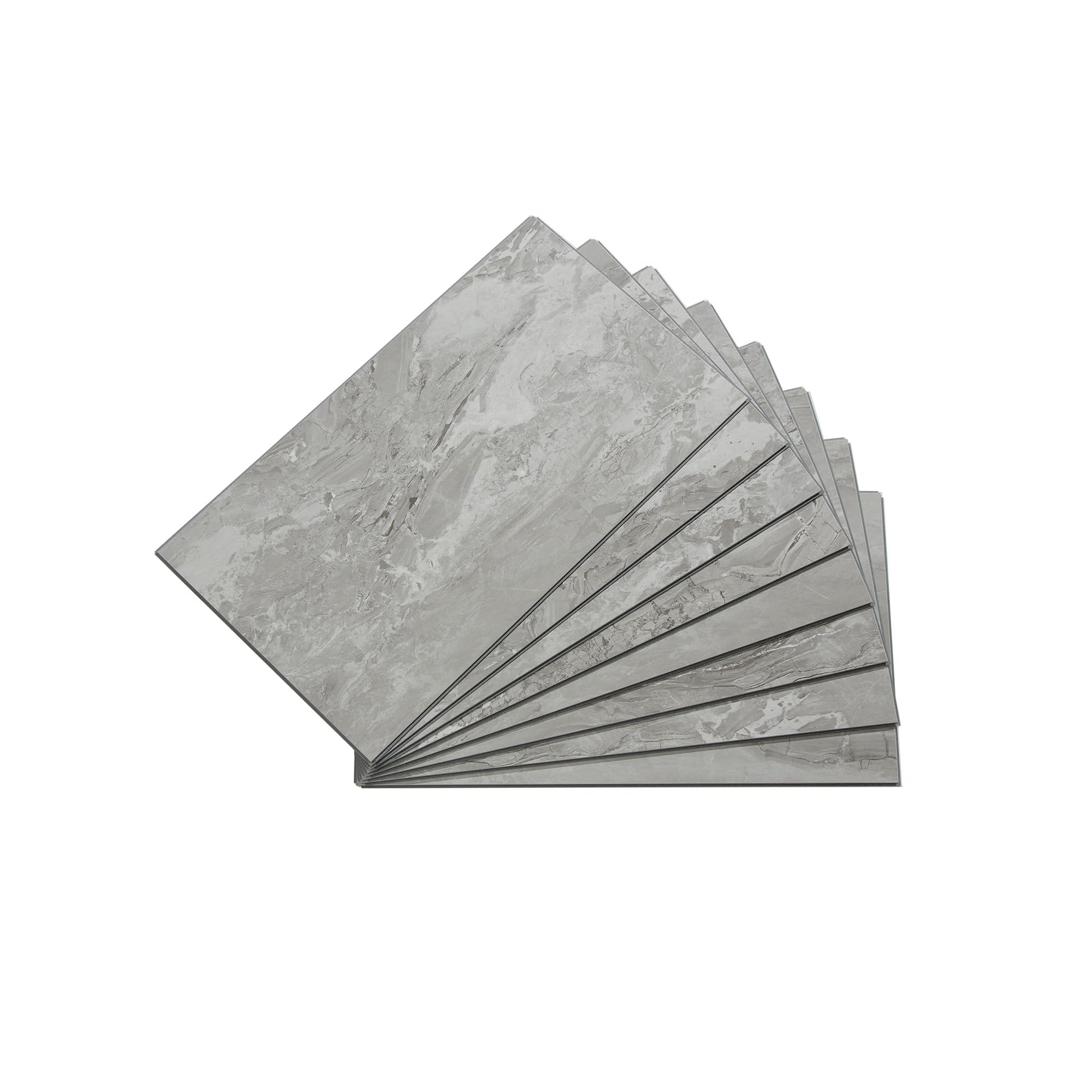 Palisade 25.6 in. x 14.8 in. Vinyl Wall Tiles in Smoky Sky (8 Pack)