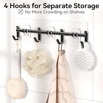 YASONIC Shower Caddy 8 Pack 100% Rustproof