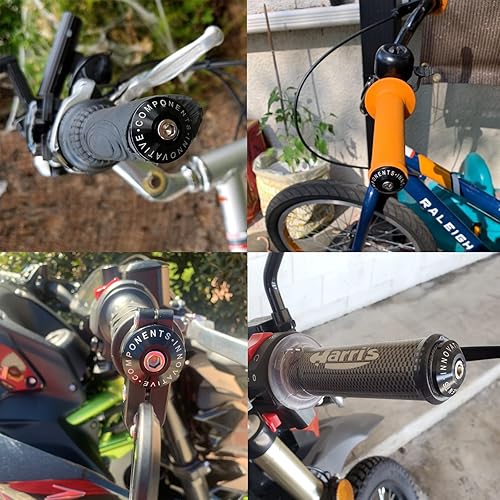 Miniatura 3 de 78 "0.866 in Universal motocicleta CNC manillar Grips Bar End Plugs para Kawasaki Suzuki Yamaha Ducati Triuph-azul