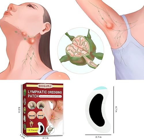 Miniatura 4 de Parche herbario de los ganglios linfáticos, parche de drenaje linfático, parche herbario del cuidado de la linfa,Parche de ganglios linfáticos del