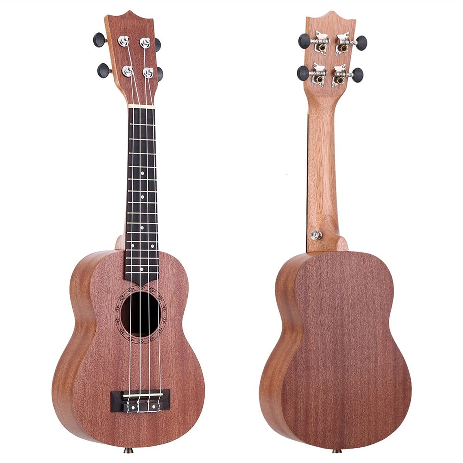 Ukulele 21 "Acoustic Ukulele Sapele 15 Piedi 4 Corde Ukulele Musicale Strumento A Corde Concerto Ukulele