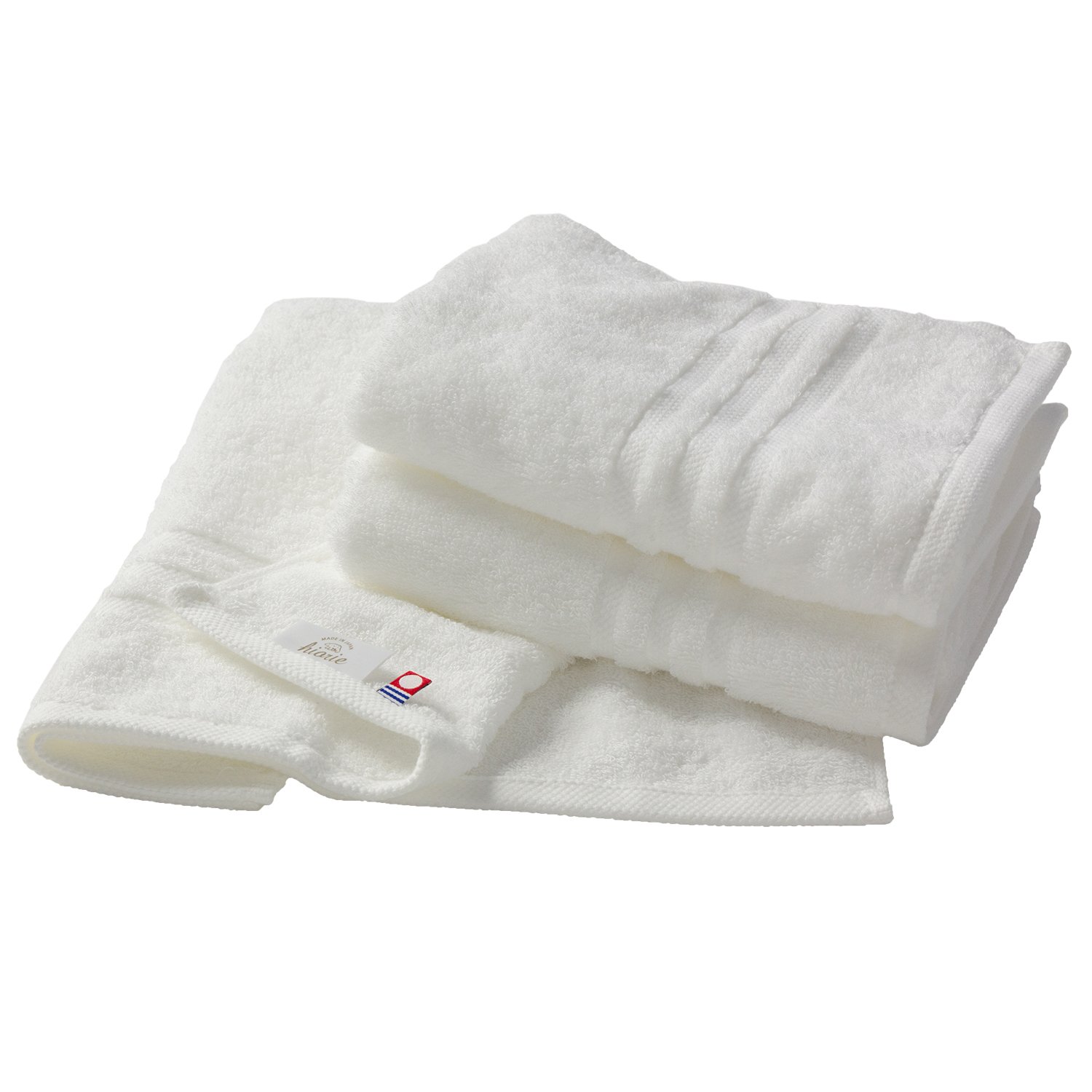 Asciugamano Da Bagno Imabari Certificato, 64x127 Cm, 100% Cotone, Prodotto In Giappone, Bianco, Confezione Regalo Con Adesivo