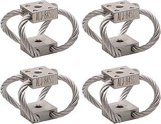 4PCS RC UAV Aerial Photography Shock Absorbe Stabilizer 304 Stainless Steel Camera Gimbal Suction Cup Mount Isolator 0-8.8KG Load for Helicopter Drone Car Medical Van Stretcher (4pcs ALJ 845120)