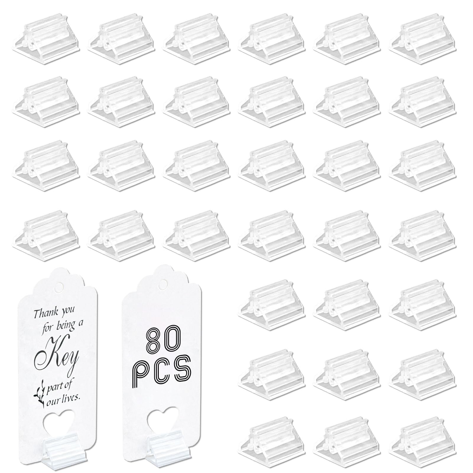 Lot De 30 Supports De Cartes En Plastique Transparent - 21x19 Mm - Pour Jeux De Société, Cartes De Visite, Photos