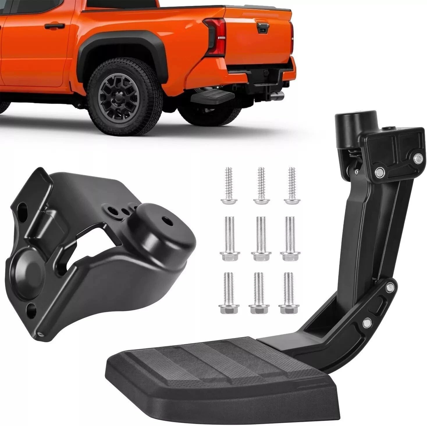 Rear Bed Step Retractable Truck Tailgate Step Fits for Toyota Tacoma 2024-2026