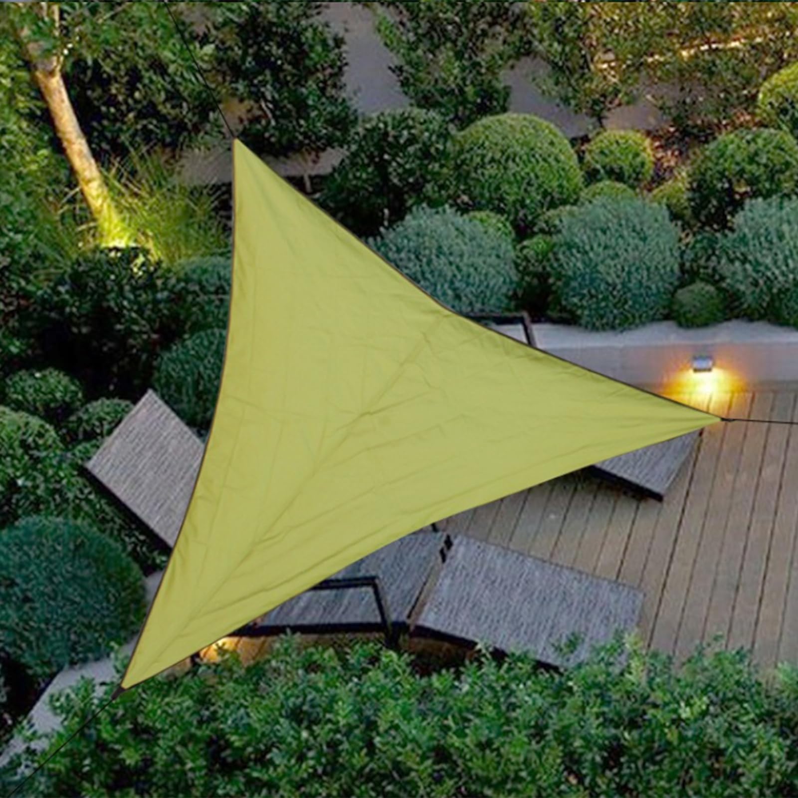 Voile d'ombrage anti-UV et imperméable pour grand balcon