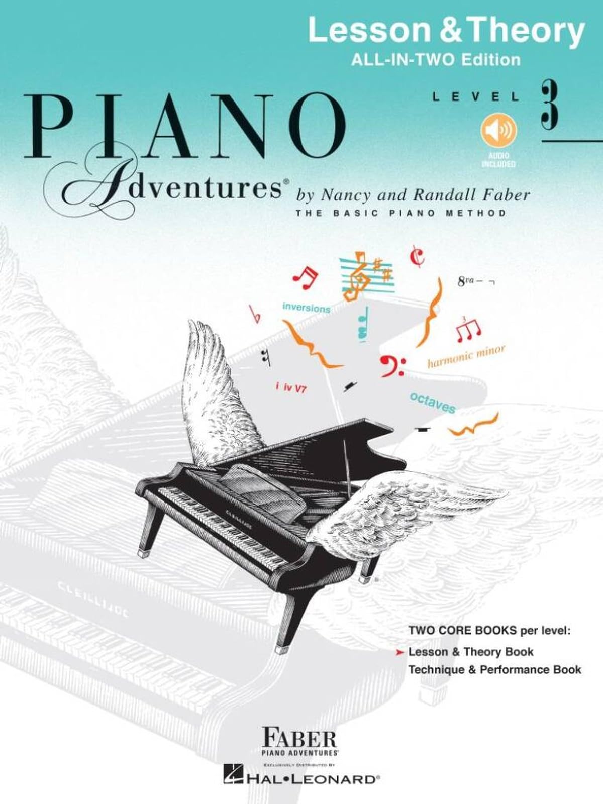 Piano Adventures: Lesson and Theory All-in-Two Edition - Level 3 | Comprehensive Piano Study Guide for Students | Includes Technique and Performance ... Lesson & Theory - Anglicised Edition