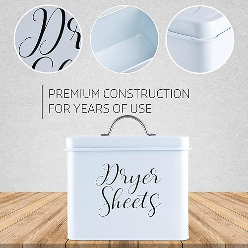 Miniatura 4 de Dispensador de hojas para secadora Boathouse Design de estilo rústico para decoración de cuarto de lavado decoración y organización dispensador de