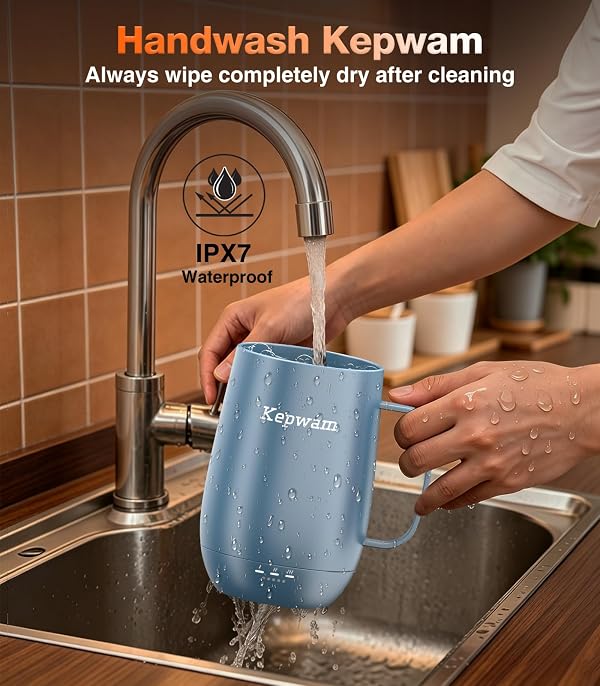 Kepwam Heated Coffee Mug T2-Plus, 20oz Large Capacity Longer Battery Life by Kepwam - Used condition - Image 8