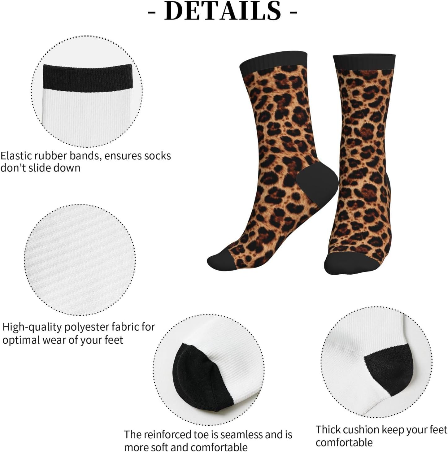 Slouchy Crew Socks for Men Women, Funny Novelty Athletic Long Tube Socks for Soccer Yoga Softball Baseball Hiking - Image 8