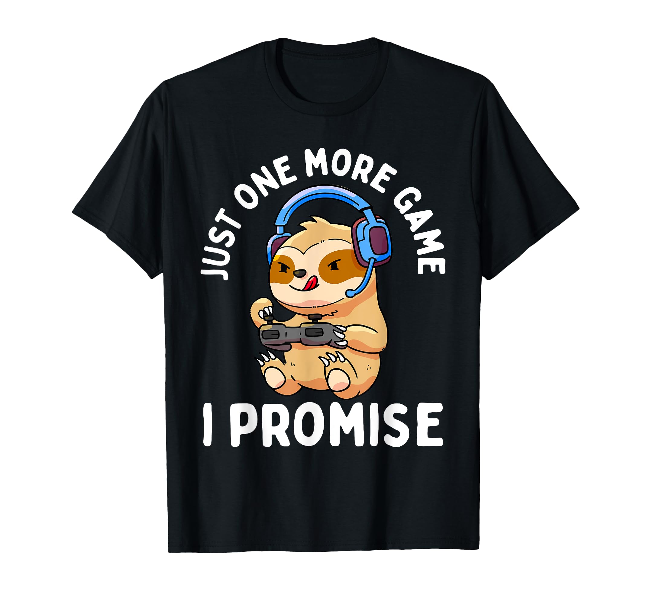 Gamer Sloth Gaming Lover Video Game Boys Girls Gift T-Shirt