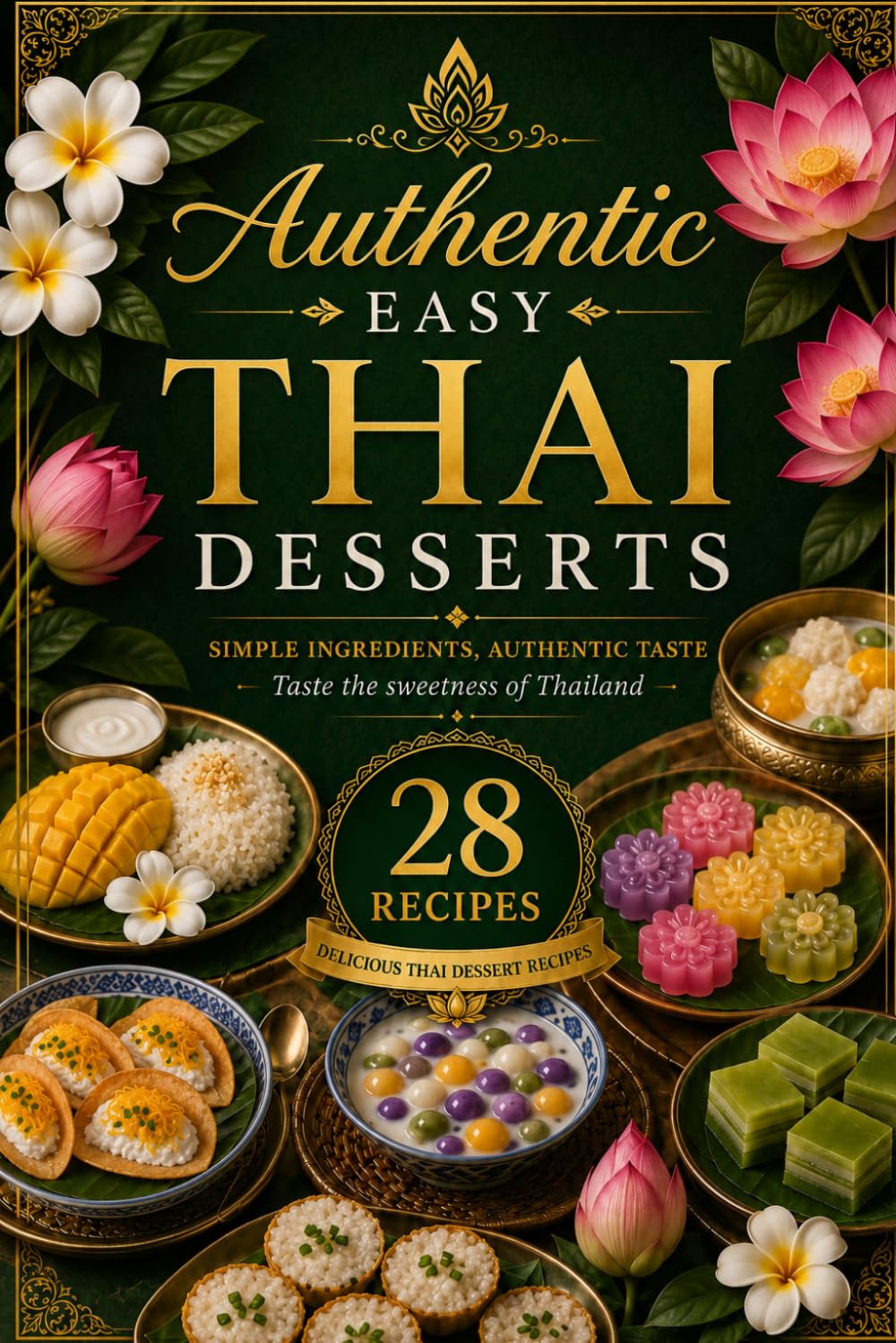 Authentic Easy Thai Desserts: 28 Traditional Recipes with Simple Ingredients and Authentic Thai Flavors