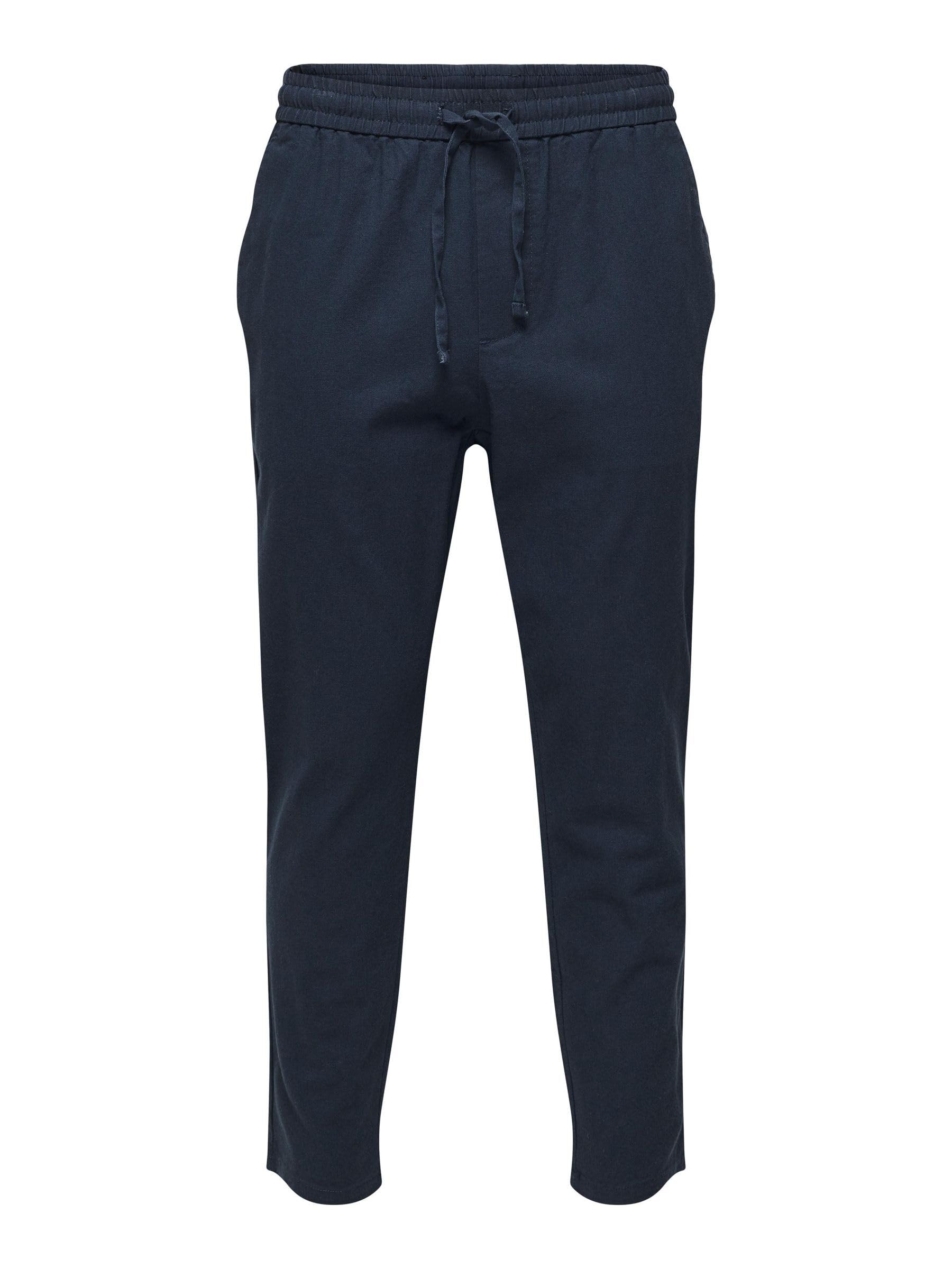 Onslinus Crop 0007 Cot Lin Pnt Noos Kumaş pantolon Erkek