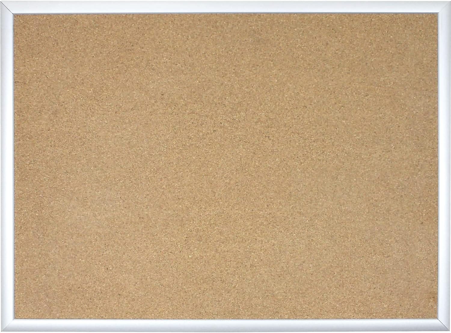 U Brands Cork Canvas Bulletin Board, 14 X 14 Inches