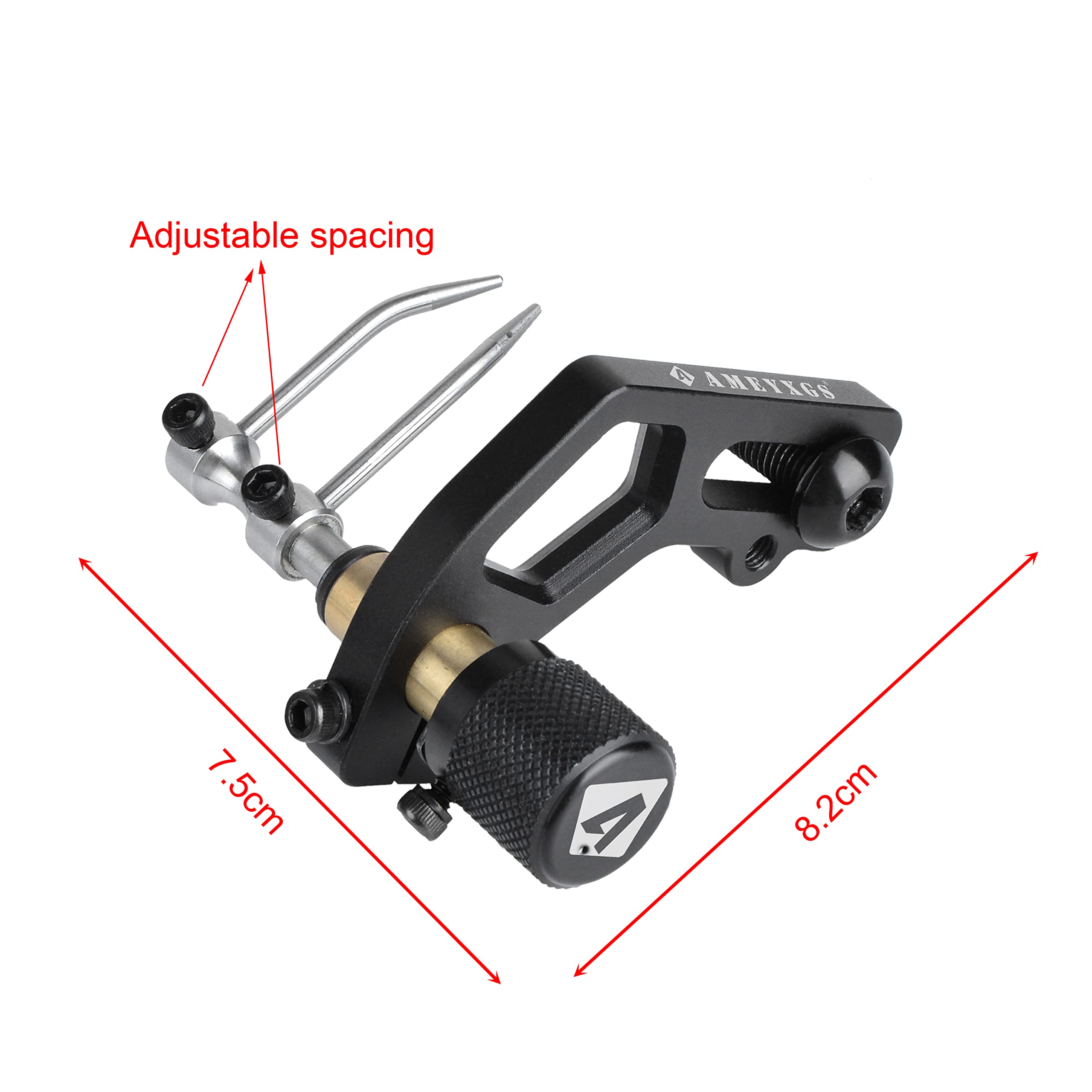 SHARROW Tiro con L'Arc Freccia Riposo Alluminio Poggia Freccia Mano Destra Sinistra Regolabile Resto della Freccia Arrow Rest per Arco Compound Ricurvo Caccia