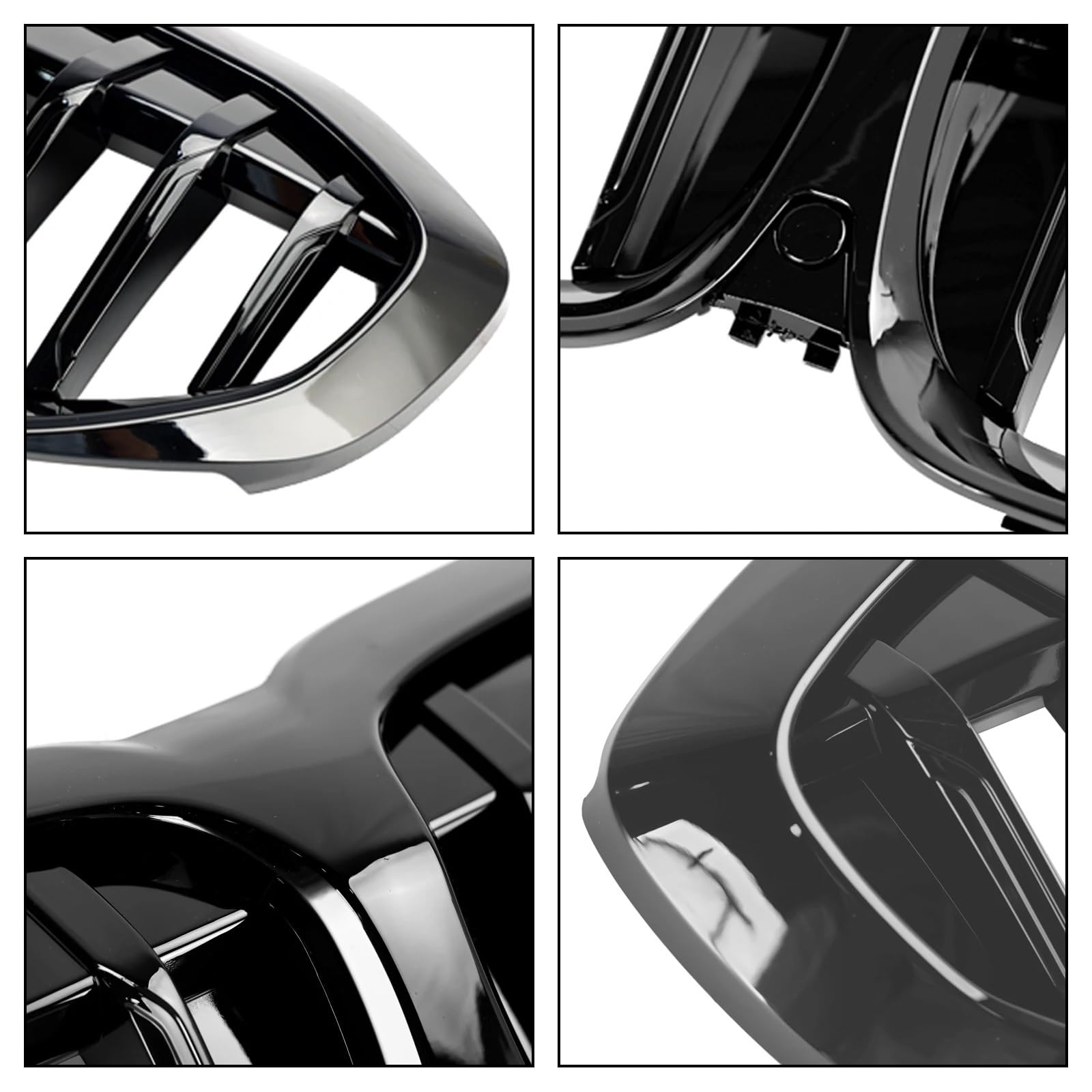 Czarna kratka nerkowa Grill 51138072085 Pasuje do BMW serii 3 G20 2019-2022 Osłona chłodnicy motocykla kratki samochodowej(G)