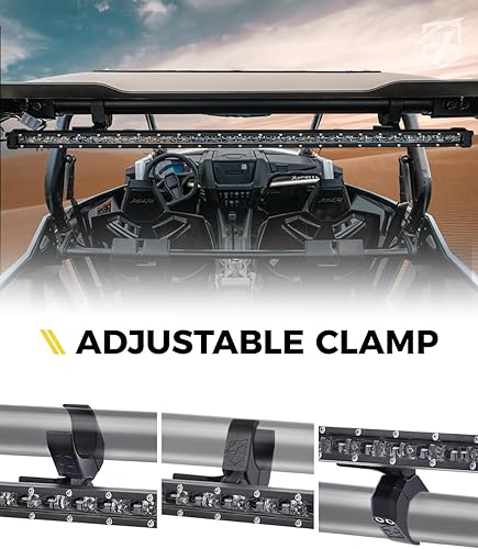 Miniatura 5 de Xprite Barra de luz estroboscópica LED ultrafina de 1.0", barra de luz intermitente de seguridad todoterreno de 30" con freno en marcha, señal de