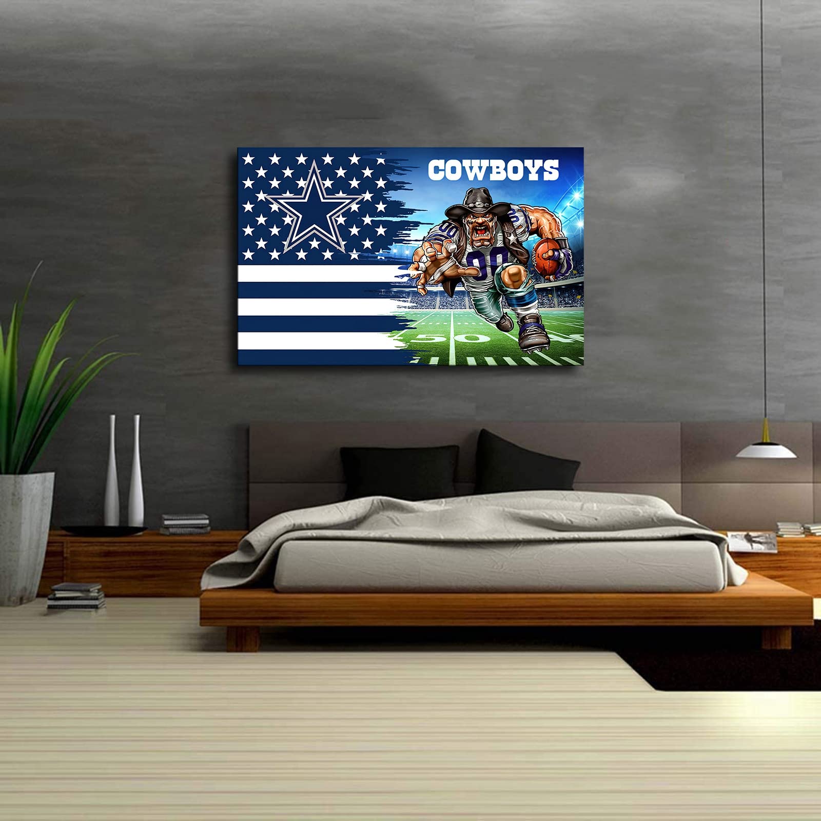 Dallas Cowboys Art Abstract Don Meredith Dallas Cowboys Football