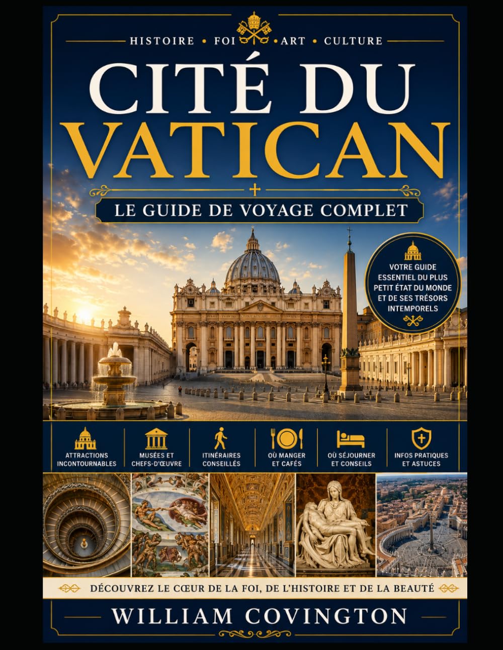 Cité du Vatican : Le guide de voyage complet: Le guide ultime pour une première visite à la basilique Saint-Pierre, à la chapelle Sixtine, aux musées ... à la place Saint-Pierre, à la colonnade