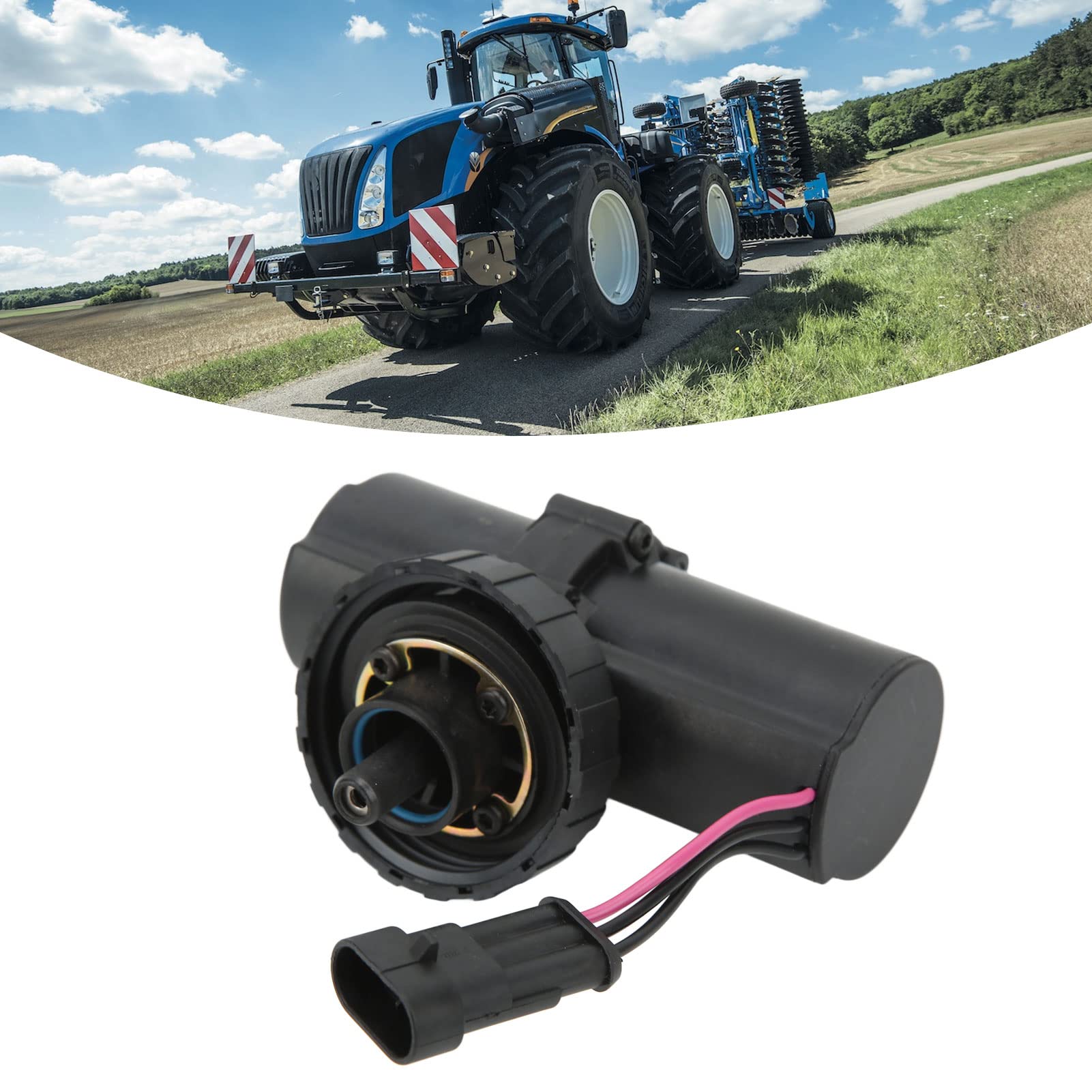 Bomba de Combustible, Bomba de Combustible 87802238, Accesorio de Bomba de Combustible para New Holland Tractor 555E 5610S 575E (24V)