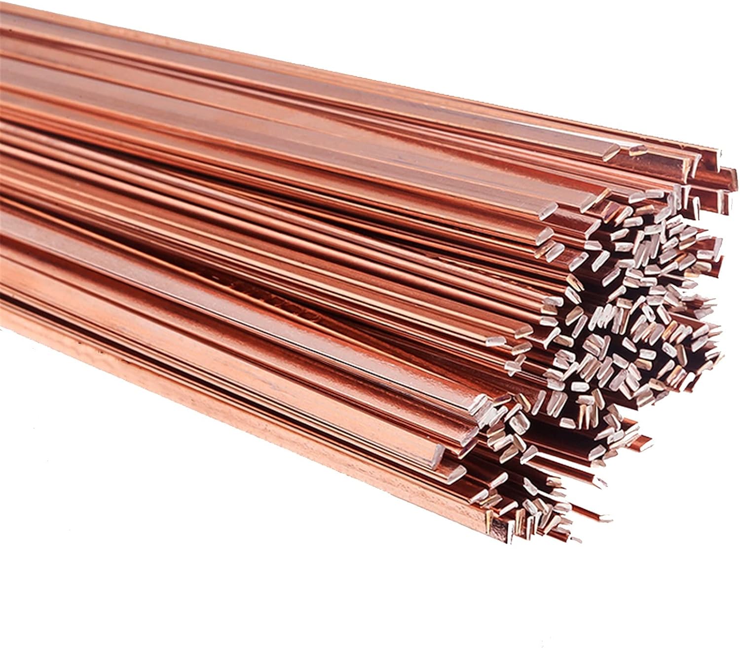 BREAKA Brass Welding Rod Flat Copper Phosphorus Brazing Welding Rods for Special for Welding of Refrigerator Air-Conditioning Pipe (Size : 1KG)