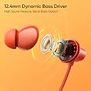 realme Buds Wireless 5 Lite in Ear Bluetooth Neckband with 12.4 mm Dynamic Bass Boost Driver,Upto 35 Hours Playback,45ms Low Latency,IP55 Dust & Water Resistant, Bluetooth V5.4 (Void Black) gallery image