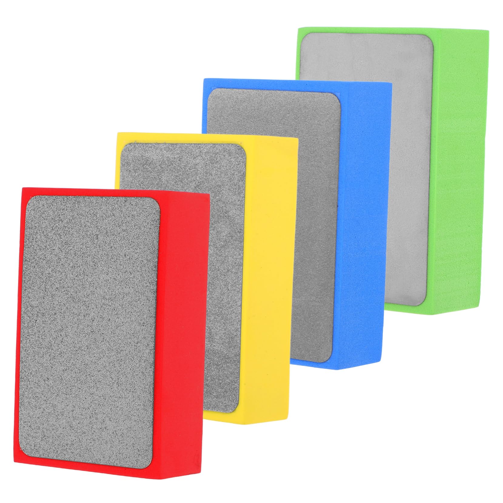 SOLUSTRE 4pcs Hand Polishing Pads Sanding Pads Grinding Pads Ceramic Tile Stone Glass Sanding Blocks for Trimming and Deburring