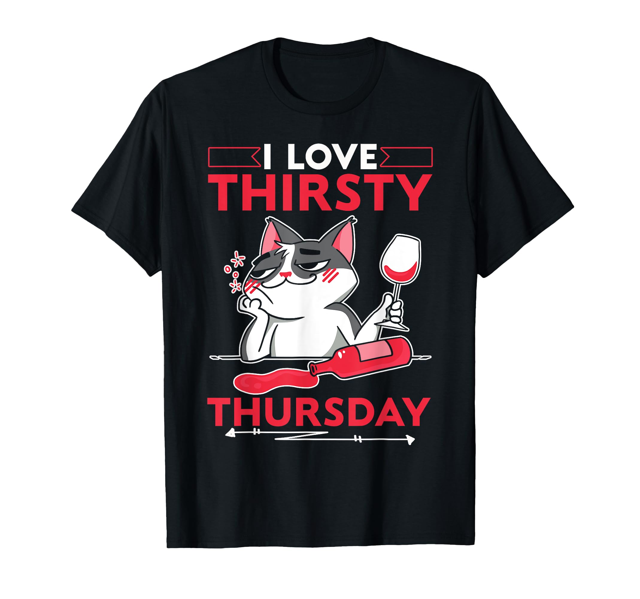 Thursday Drinking Beer Wine PubI Love Thirsty Thursday T-Shirt