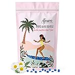 Ajoura 1lb Hard Wax Beads for Hair Removal, Chamomile Wax Beans for Full Body, Brazilian, Bikini Waxing, Face, Eyebrows, Underarms, Arms, Chest, Back, Legs, Home Refill wax for Wax Warmer Kit (Blue)