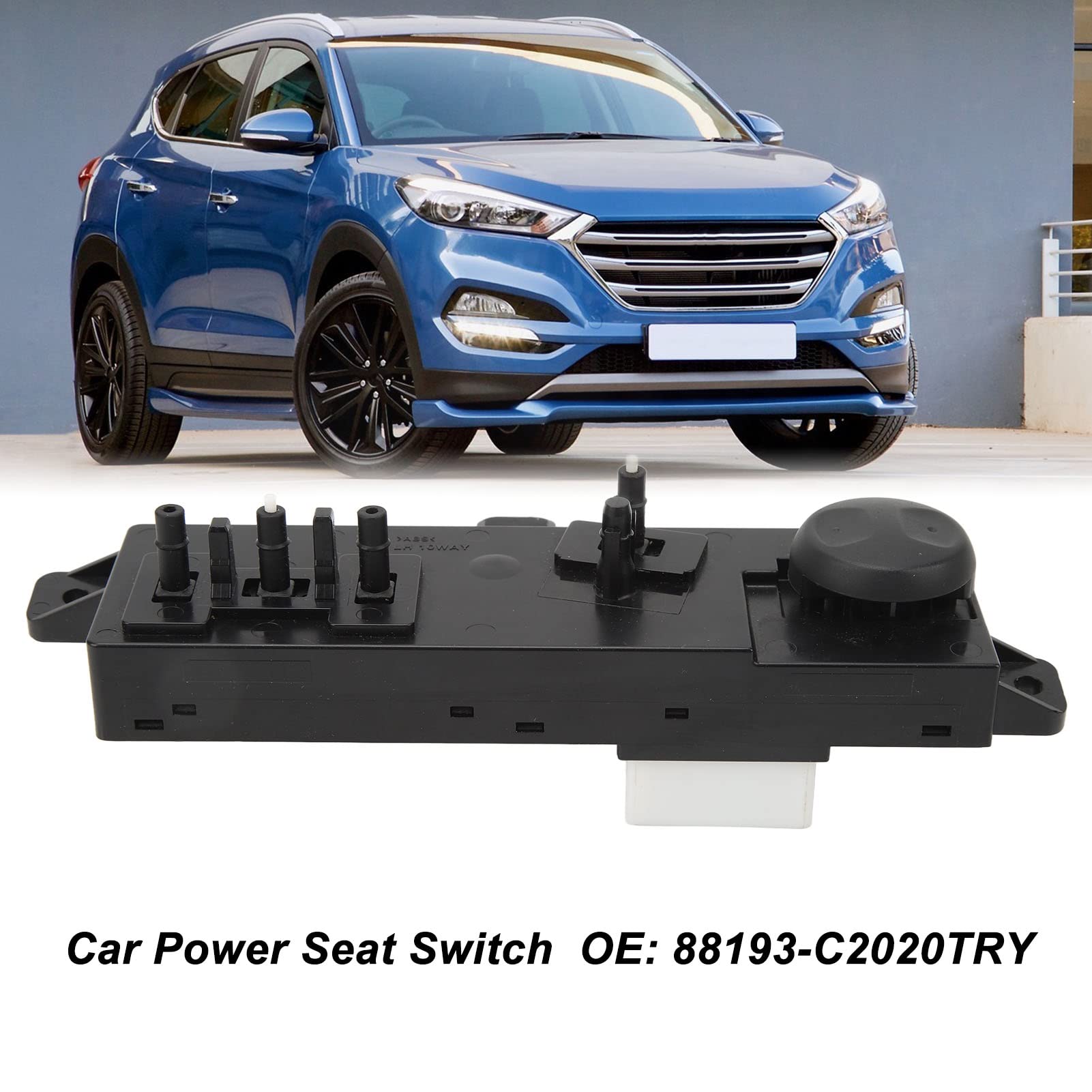 Przełącznik Fotela Samochodowego, Przełącznik Fotela Elektrycznego 88193-C2020TRY Stabilna wydajność Zamiennik dla Sonata Tucson
