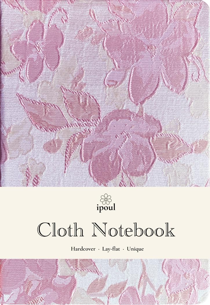 ipoul Flower Notebook, A5, Plain, Peach