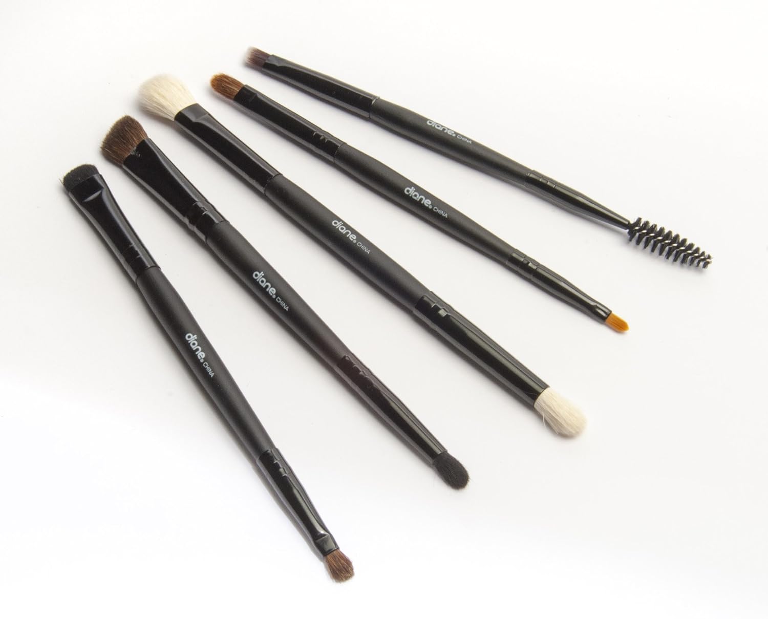 Diane D4390 Double-Sided Eye Makeup Cosmetic Brush Set - 5 Pack
