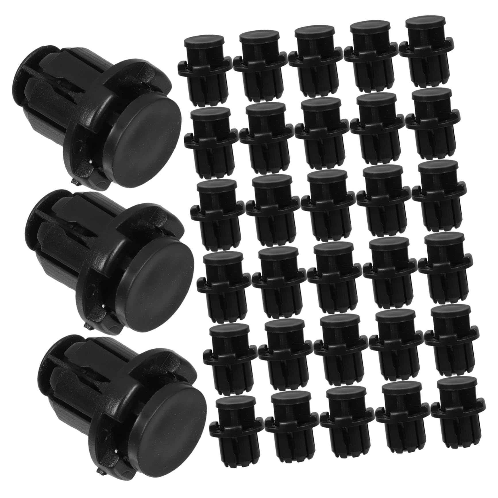 Clips de retención universales PRETYZOOM de alta resistencia para faldones de coche, 100 uds 8