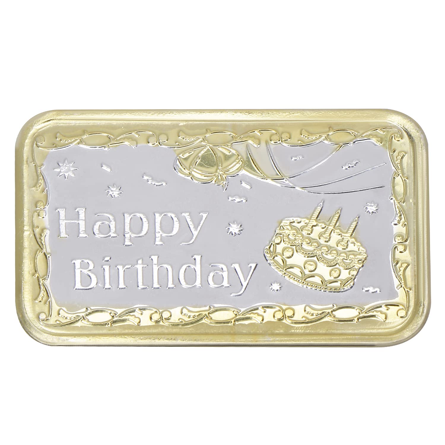 Pure Silver Coin 10 grams Happy Birthday Cake Gift