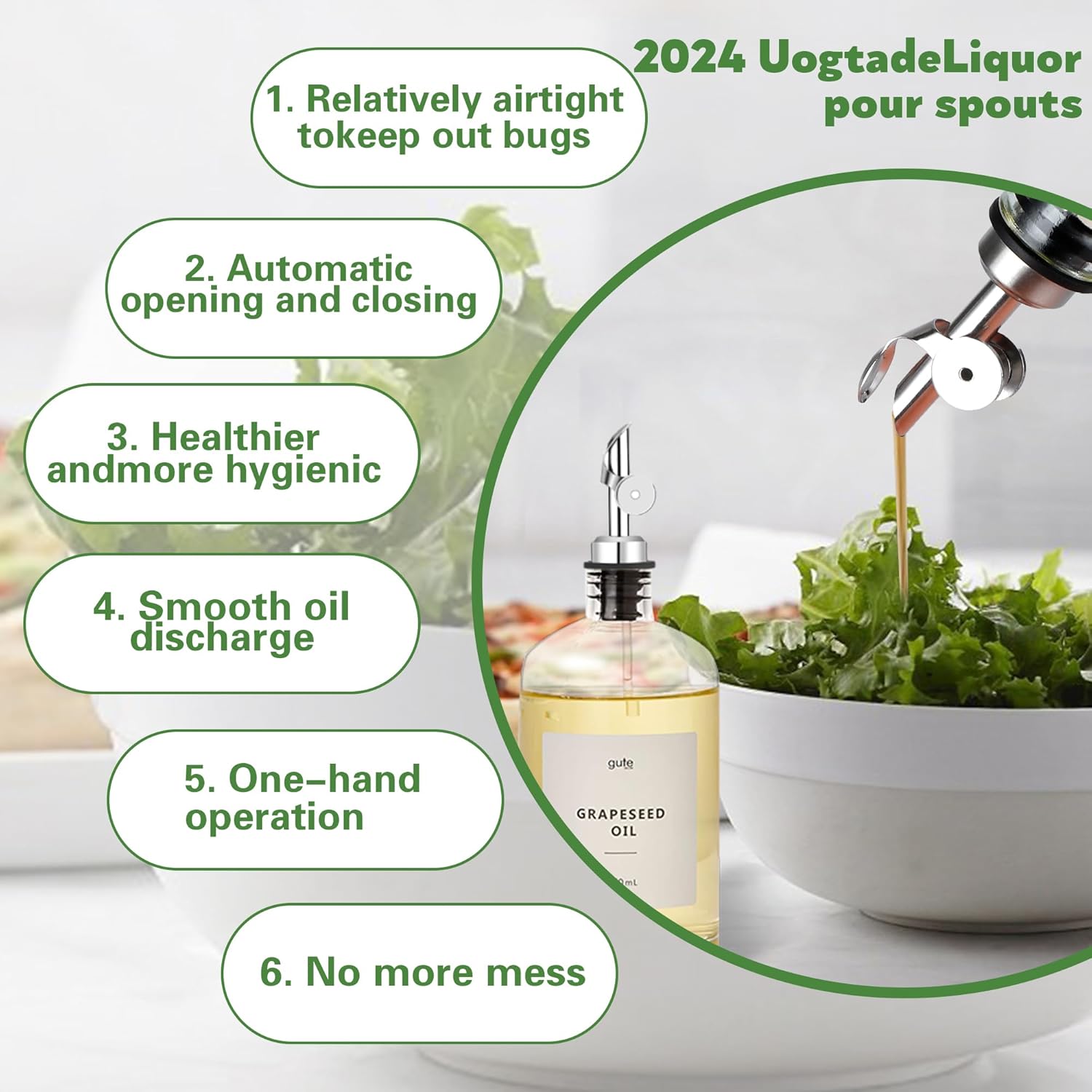 Liquor pour spouts 48pack and 2Pack