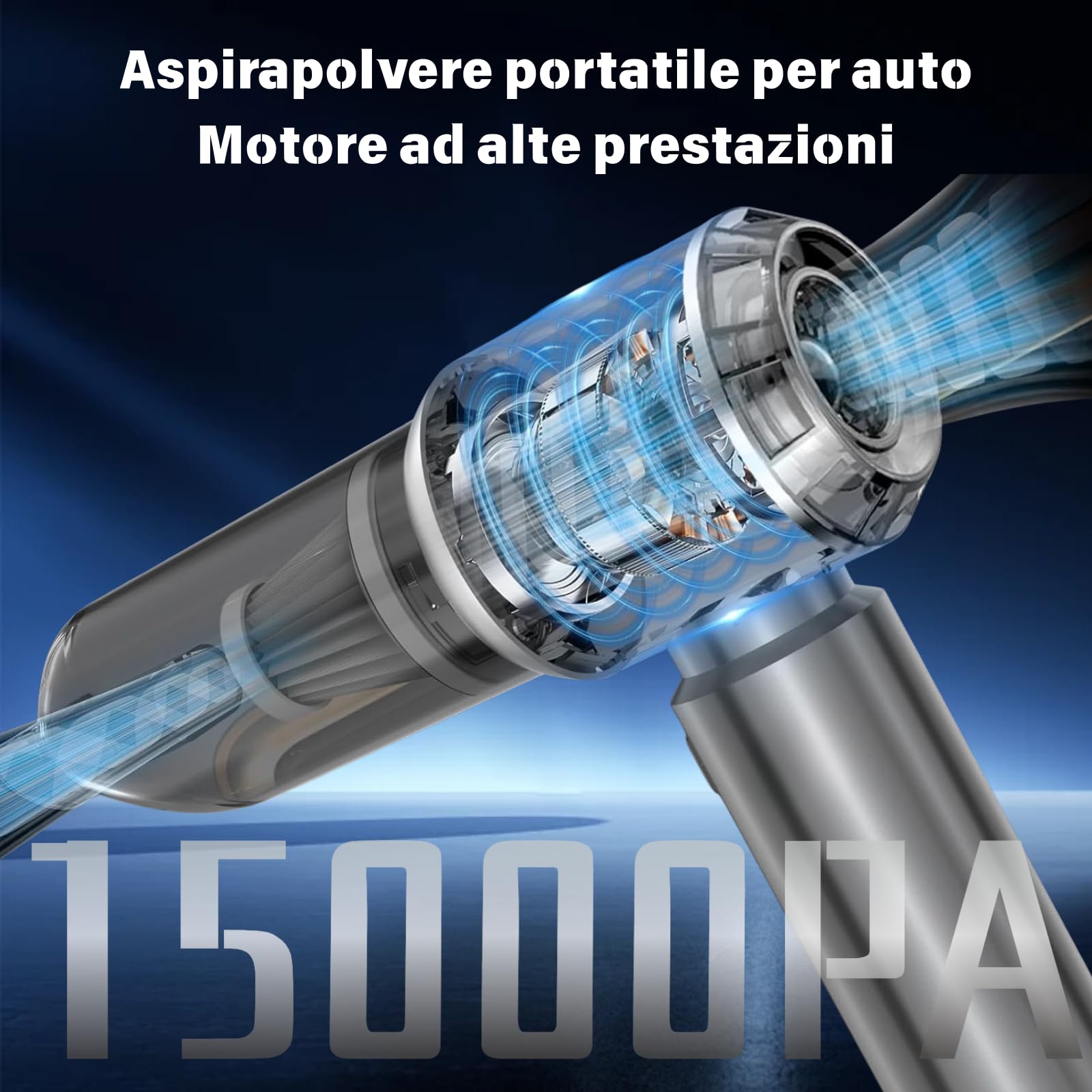 Aspirabriciole Senza Fili Potente, 3 In 1 Aspirapolvere Portatile, Aspirapolvere Wireless Aspira Facilmente Polvere, Particelle, Capelli, Ecc.