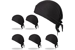6 Pieces Bandana Hats for Men: A Comprehensive Headwear Solution