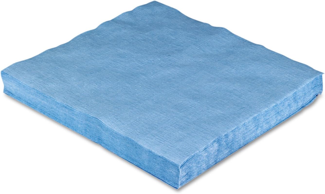 HOSPECO PR811 Sontara EC Engineered Cloths, 12 x 12, Blue, 100/Pack, 10 Packs/Carton