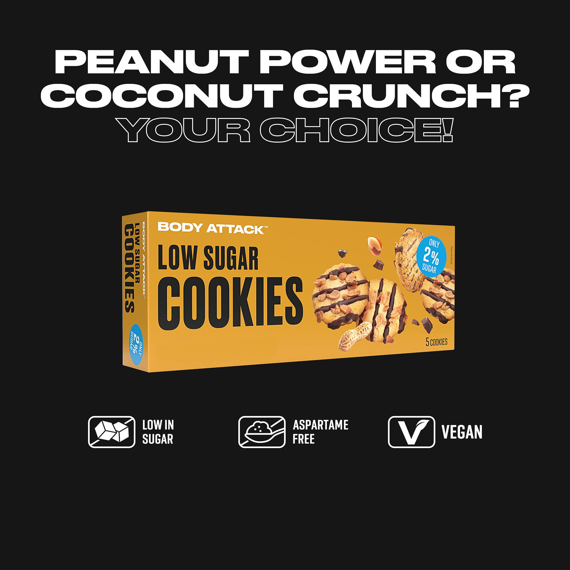 Low Carb Cookies Chocolate 6 x 20 gr