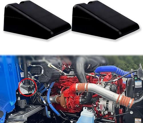 L85-6081 - Paquete de 2 soportes de parachoques de capó para Peterbilt 567 579 Kenworth T680 T880 izquierda o derecha reemplazo lateral M75681