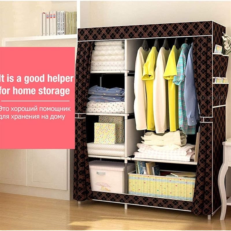 シンプルなファッションワードローブの非編まれていない折りたたみの携帯用収納キャビネット多機能防塵防湿クローゼット Xuan Worth Having Jhriym3nt6 Franciscape Com