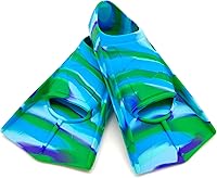 Vista 28 de Fadgesy Swimming Training Fins,Comfortable Silicone Flippers for Swimming and Diving,Size Suitable Kids Girls Boys Adult