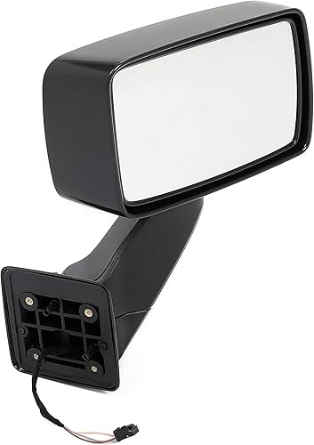 HECASA Espejo eléctrico derecho compatible con Hummer H3 H3T 2006-2010 Espejo lateral eléctrico de repuesto para 20836084 negro (lado del pasajero)