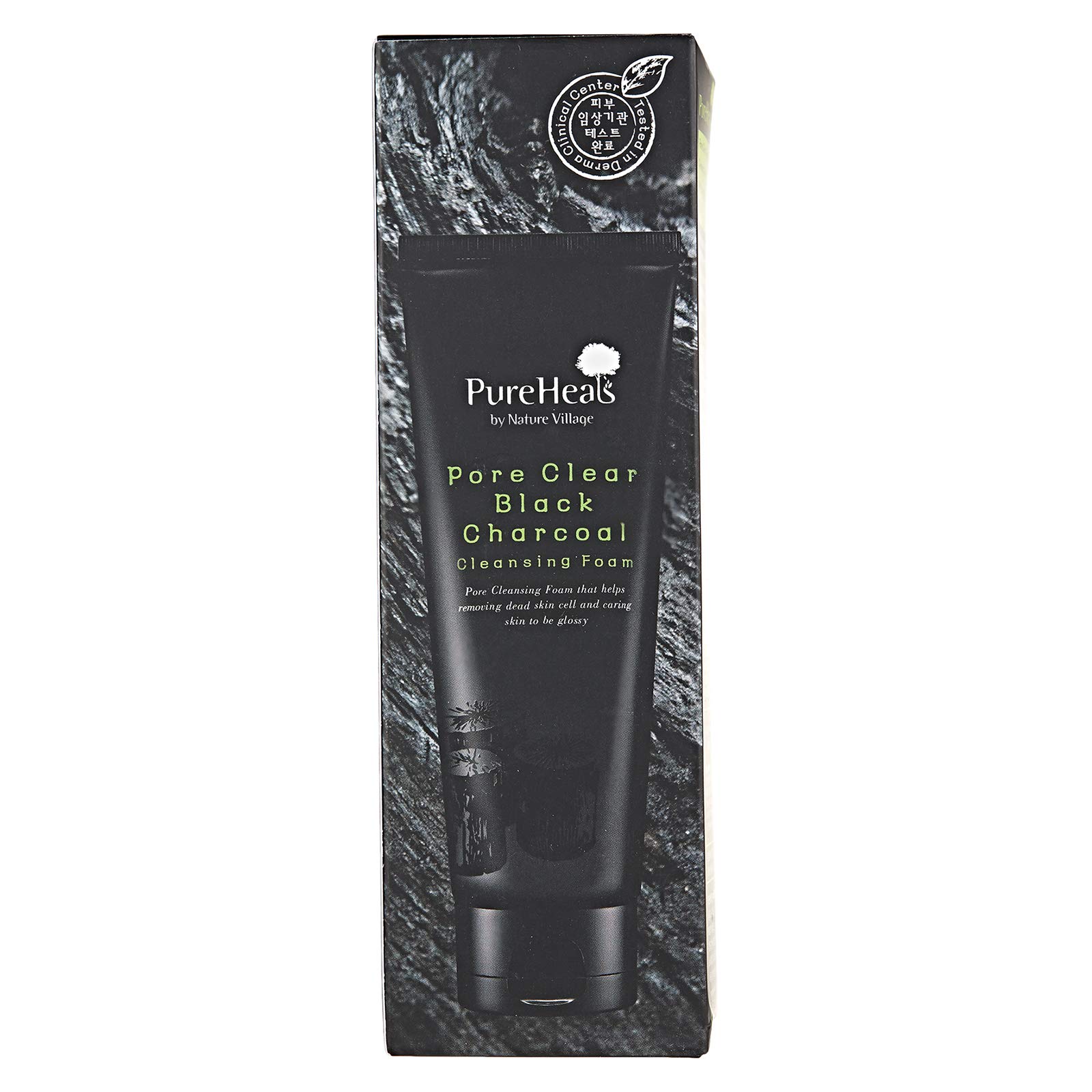 PureHeals Pore Clear Black Charcoal Cleansing Foam 150 ml