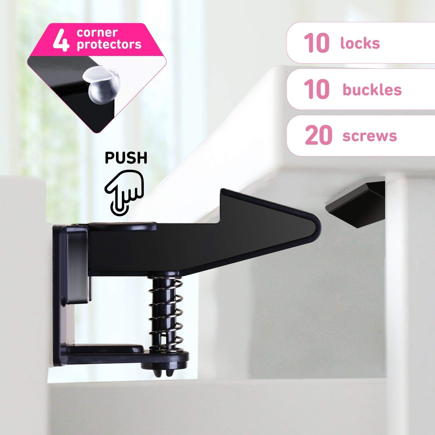 Locks Safety Latches Kitchen Locks, Easy