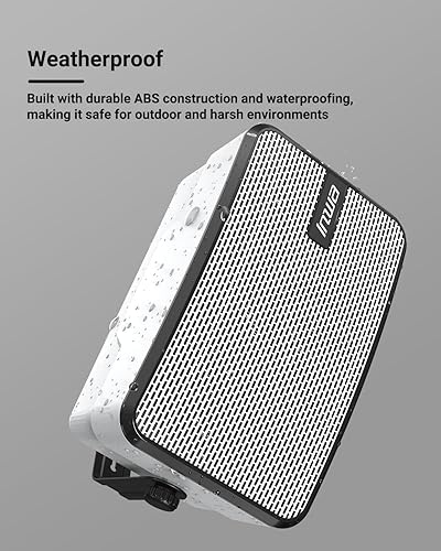 Miniatura 5 de Inwa Altavoces Bluetooth para exteriores, IPX5 resistente al agua de 400 W, potente sistema de sonido para interiores y exteriores, sincronización