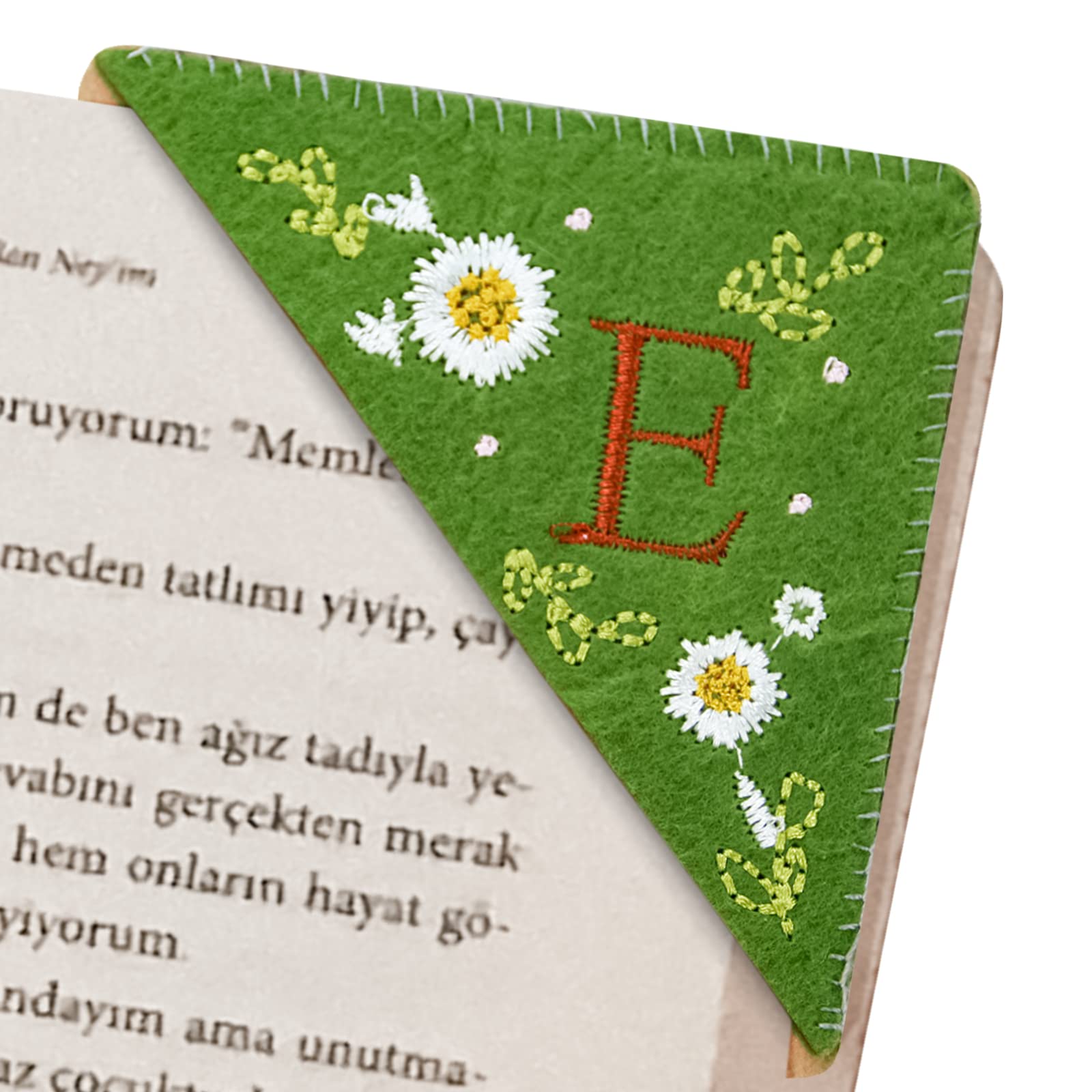 Amazon.com: Zuihug Embroidered Corner Bookmark - DIY Custom Bookmarks ...
