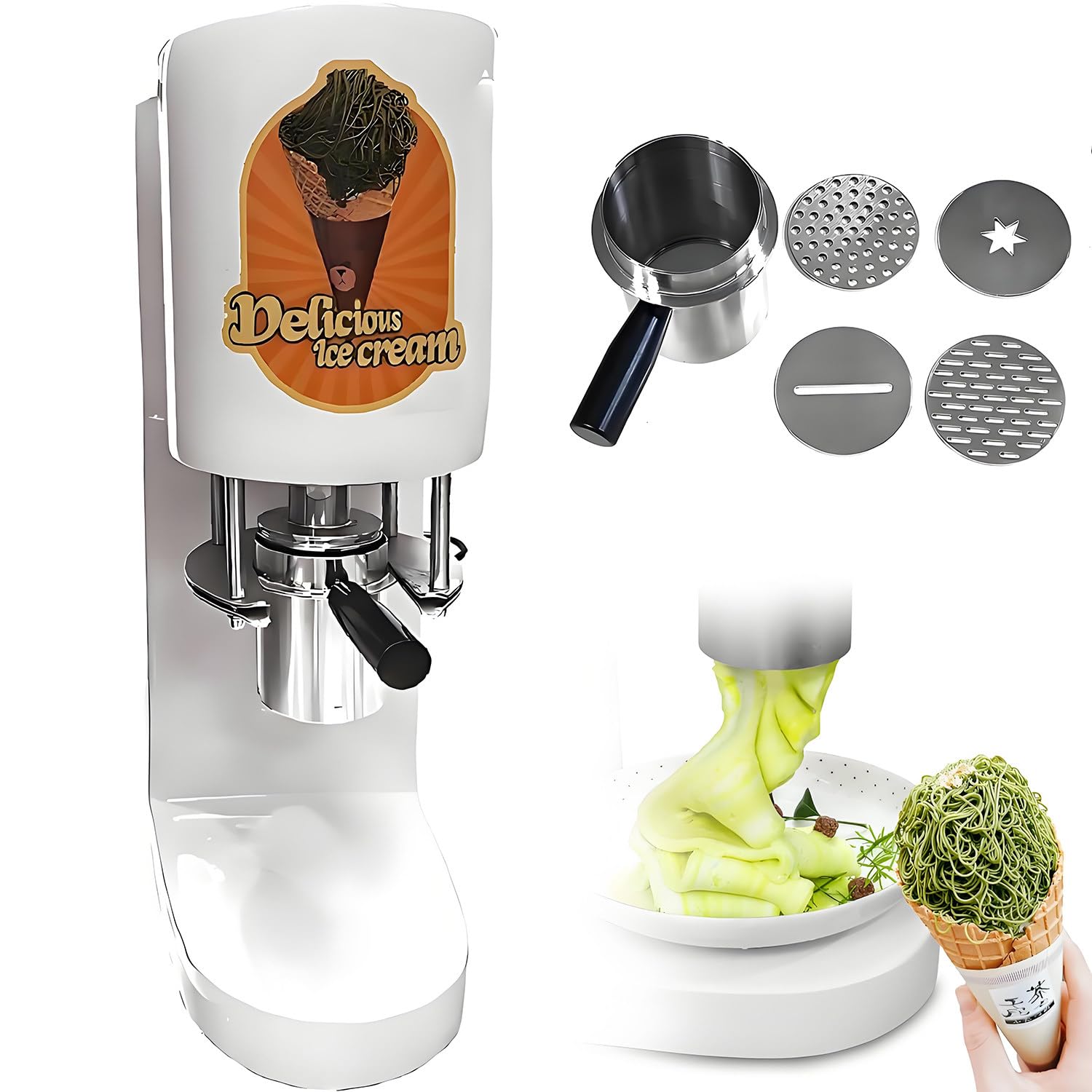 Machine à glace spaghetti pour commerces et traiteurs